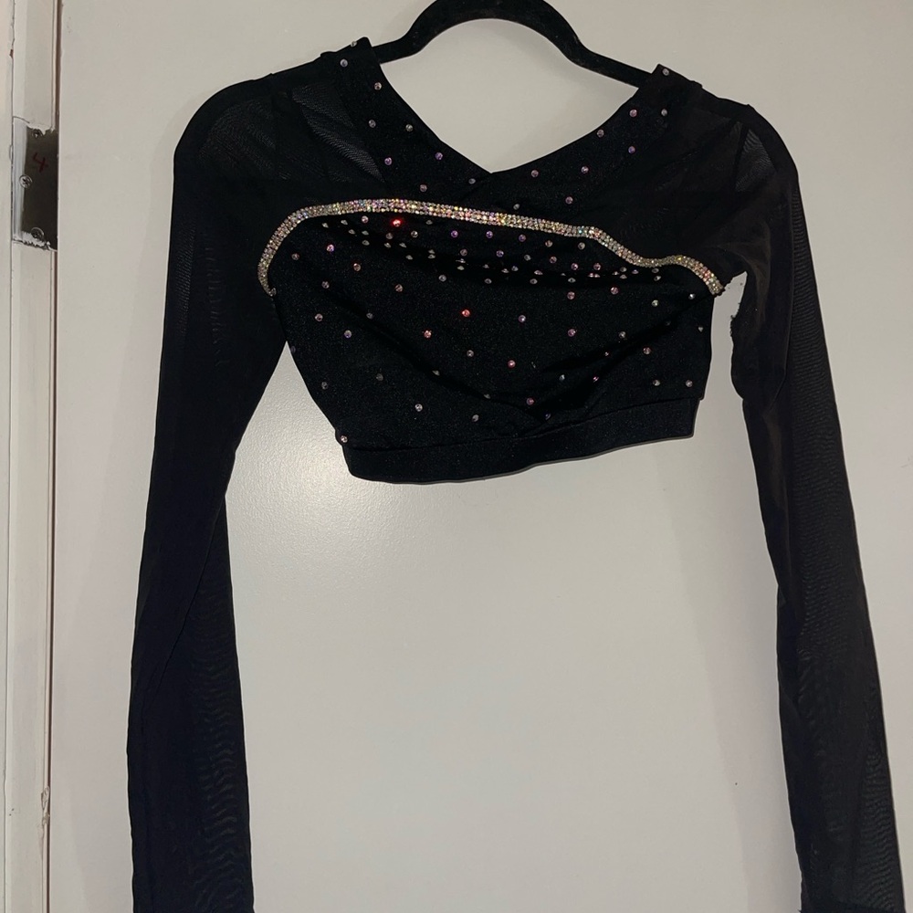 Weissman, Custom Rhinestoned Top and Bottoms